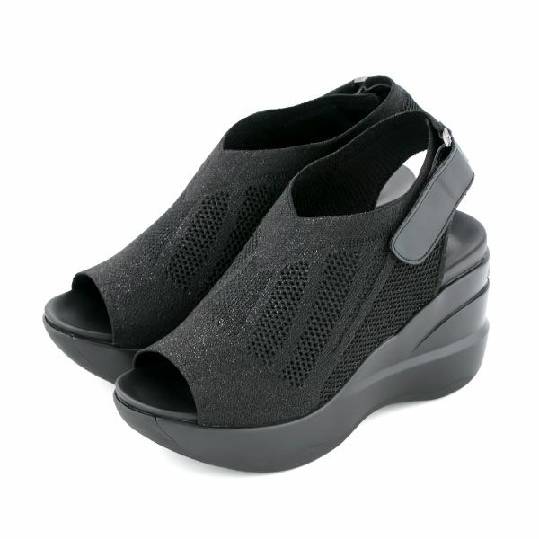 ヒールアップサンダル（メッシュタイプ） orMORE (オアモア) | amepla 