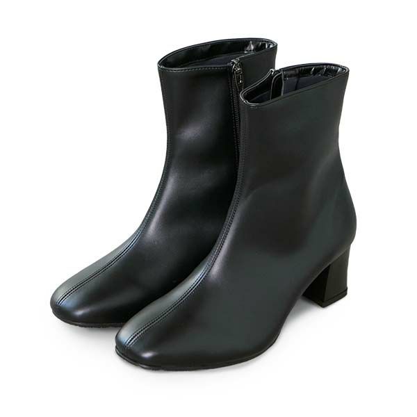 整体ブーツ 6cmヒール（ブラック）