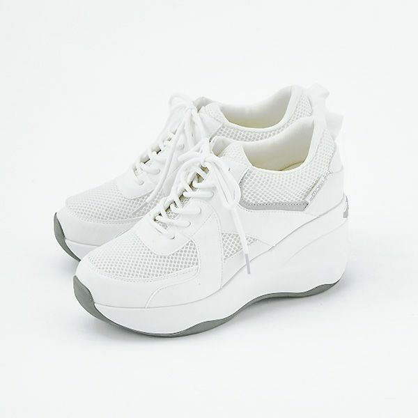 ヒールアップスニーカー スタンダードタイプ(ホワイト)