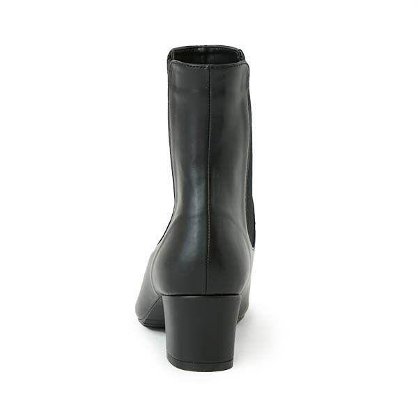 整体サイドゴアブーツ（ヒールタイプ） 背面