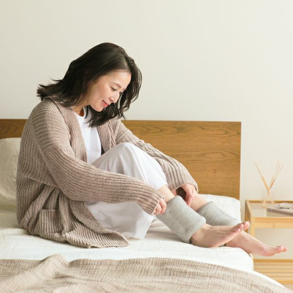 足首こたつウォーマー　着用画像02