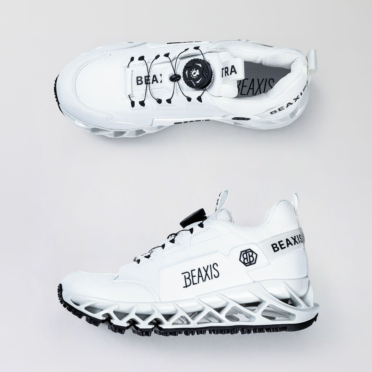 Rさん専用 BEAXIS ゴルフシューズ ホワイト ゴルフシューズ メンズ